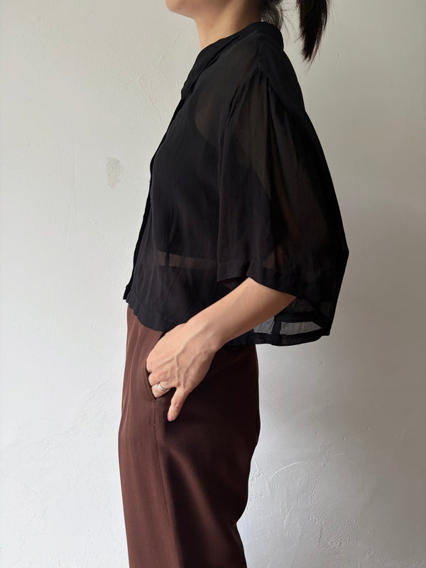 90's Black Sher Top.
