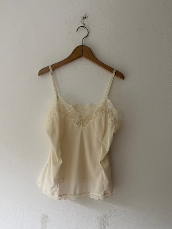 MADE IN U.S.A. Nylon Lace Top.