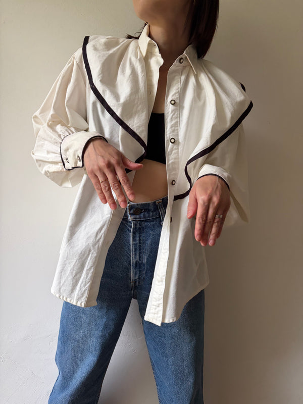 80's BANJO Blouse.MADE IN U.S.A.