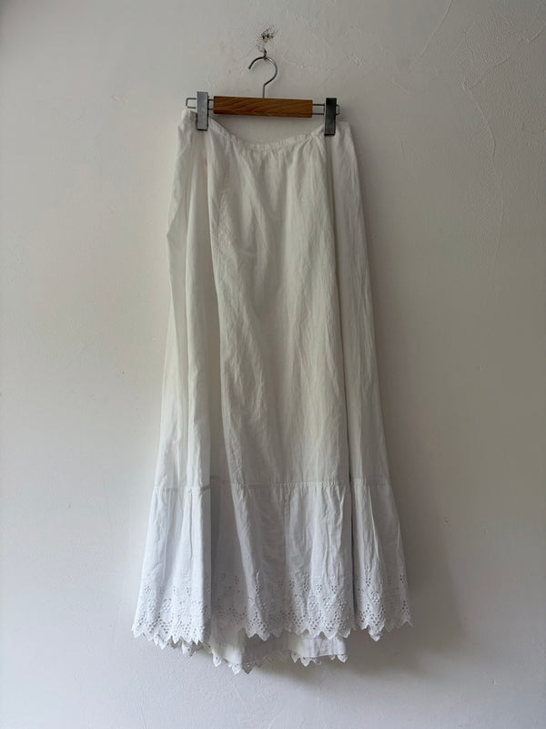 Antique White Lace Skirt.