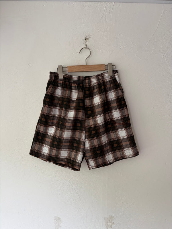 Keep / Lee Denim&Checked shorts.