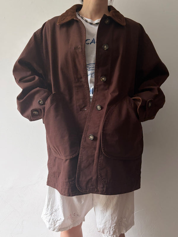 Lands'End Brown Cotton Jacket