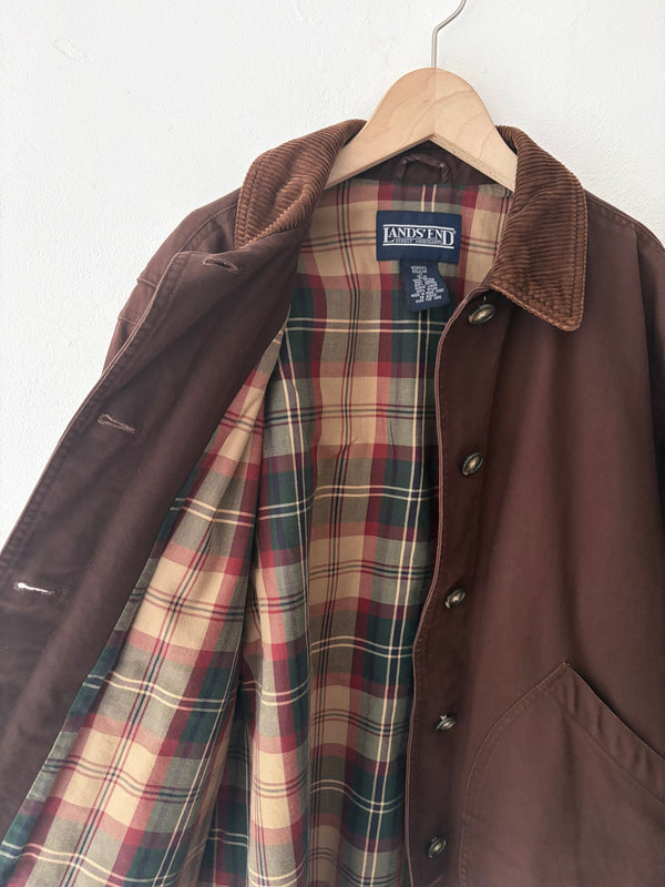 Lands'End Brown Cotton Jacket