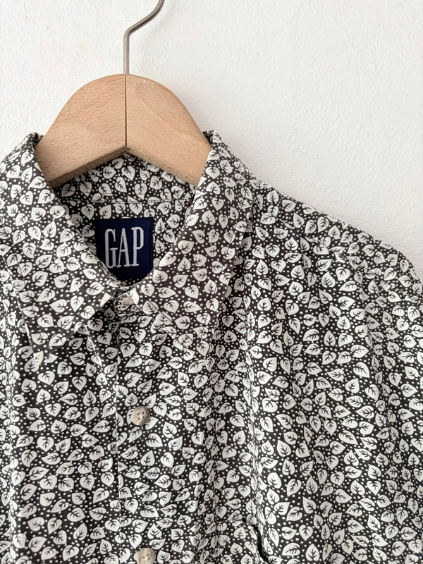 80's-90's GAP Leaf Print shirt.