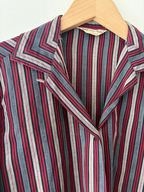 Vintage Striped Blouse