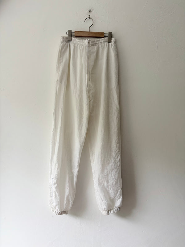 White Nylon Pants