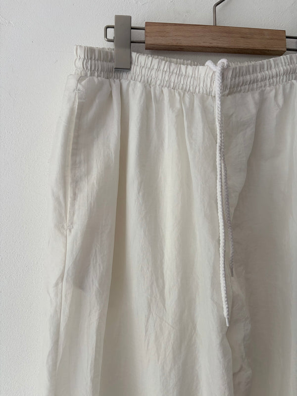 White Nylon Pants