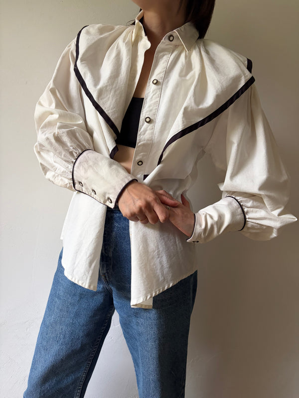 80's BANJO Blouse.MADE IN U.S.A.