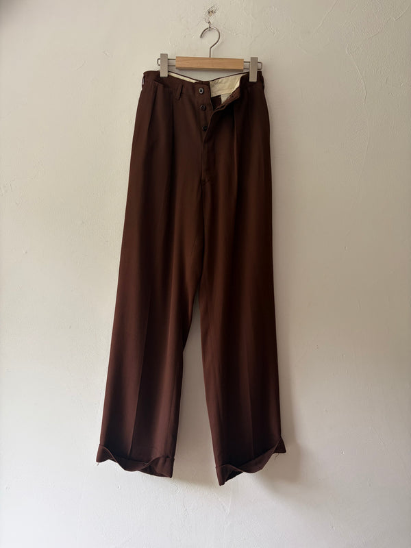 50's-60's Brown Pants