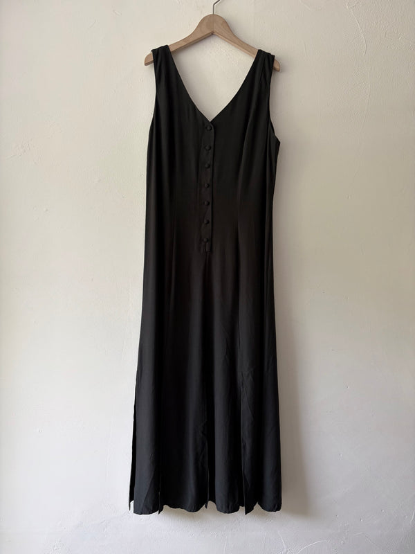 80's-90's Black Dress.MADE IN U.S.A.