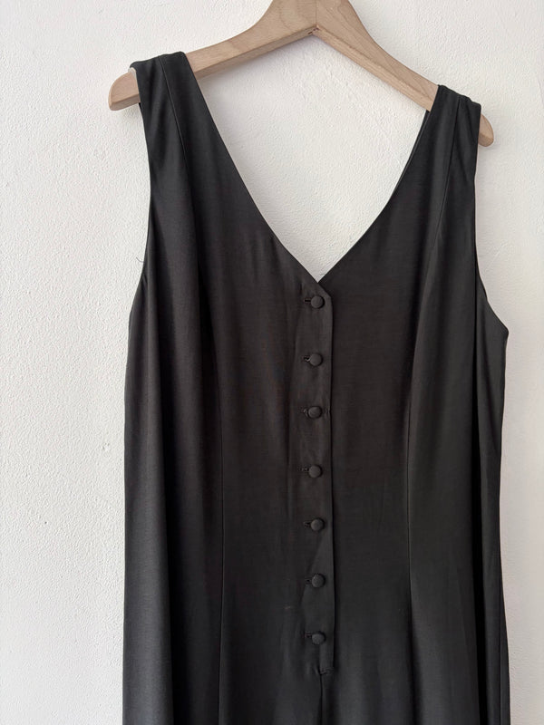 80's-90's Black Dress.MADE IN U.S.A.