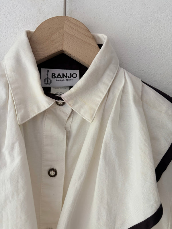 80's BANJO Blouse.MADE IN U.S.A.