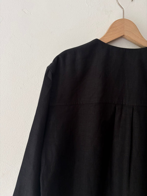 Black Linen Jacket