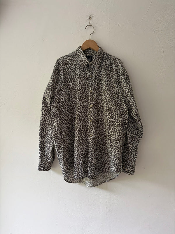 80's-90's GAP Leaf Print shirt.