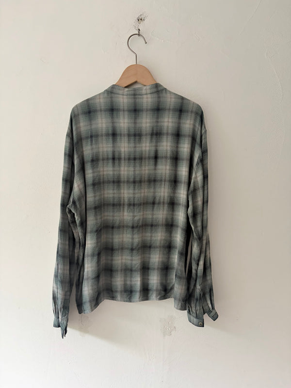 90's Checked Blouse.