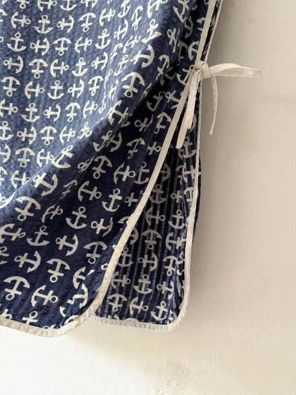 60's-70's Anchor Motif Blouse