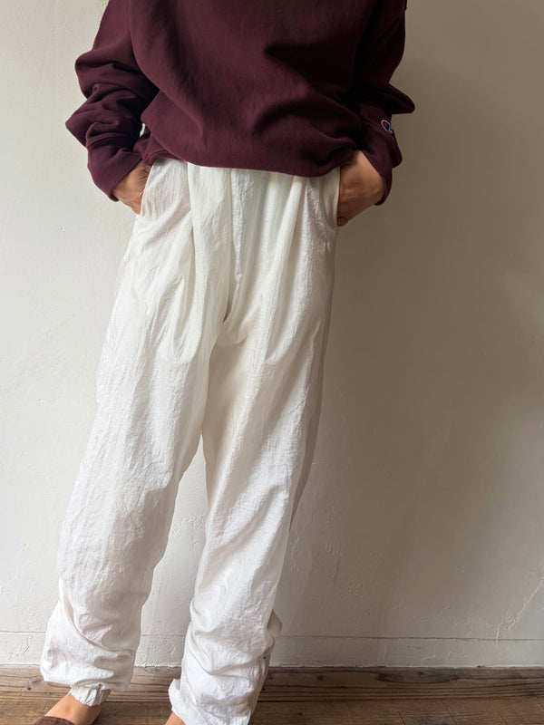 White Nylon Pants
