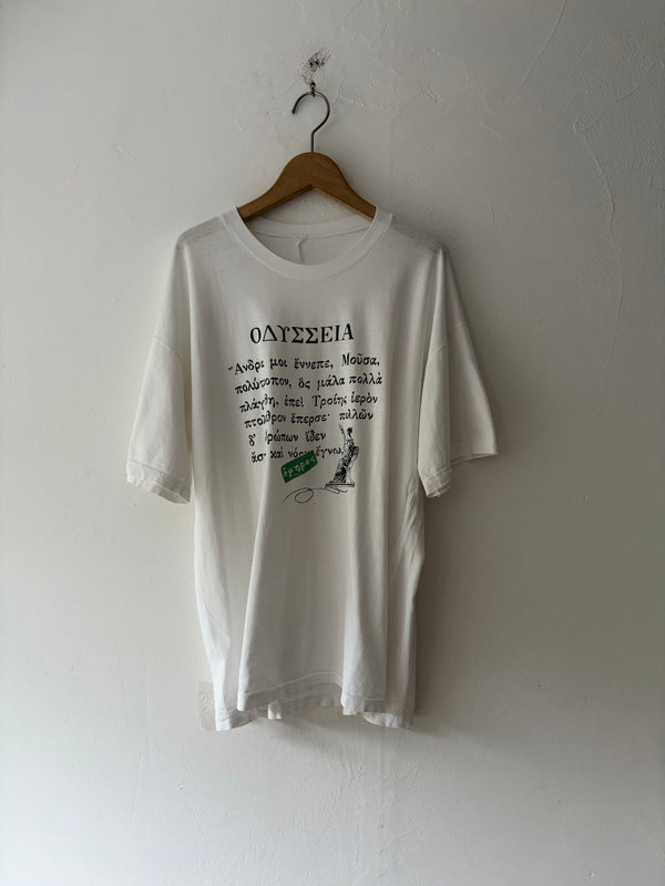 90's White Tee