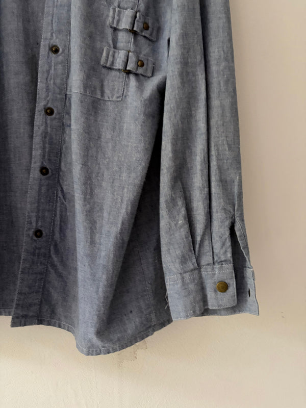 80's Cotton Blue Shirt.