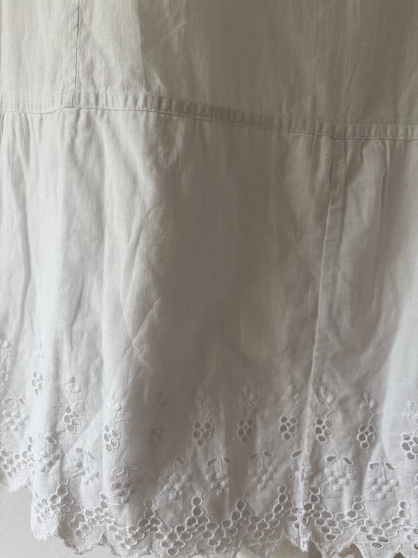 Antique White Lace Skirt.