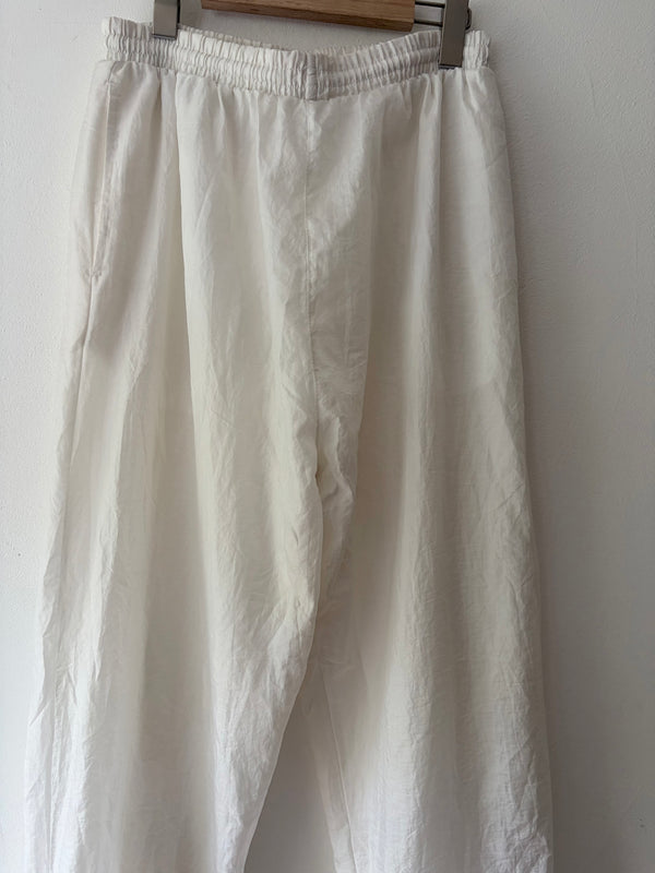 White Nylon Pants