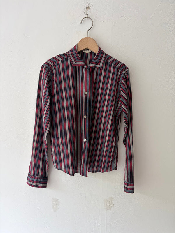Vintage Striped Blouse