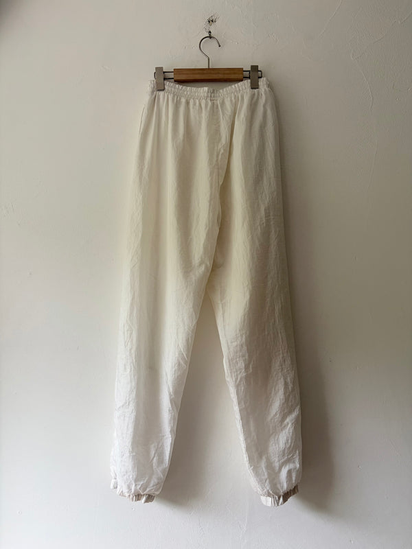 White Nylon Pants
