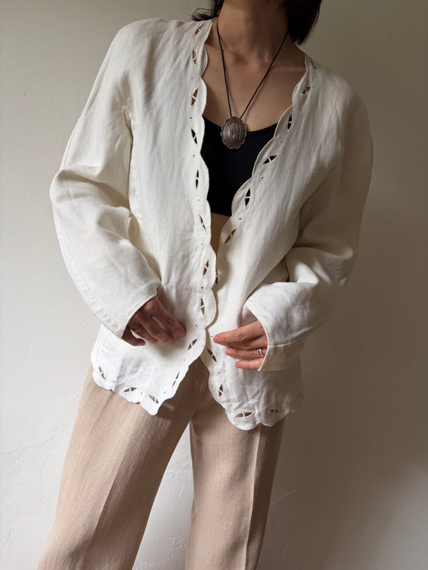 BALLY Linen Jacket.MADE IN ITALY.