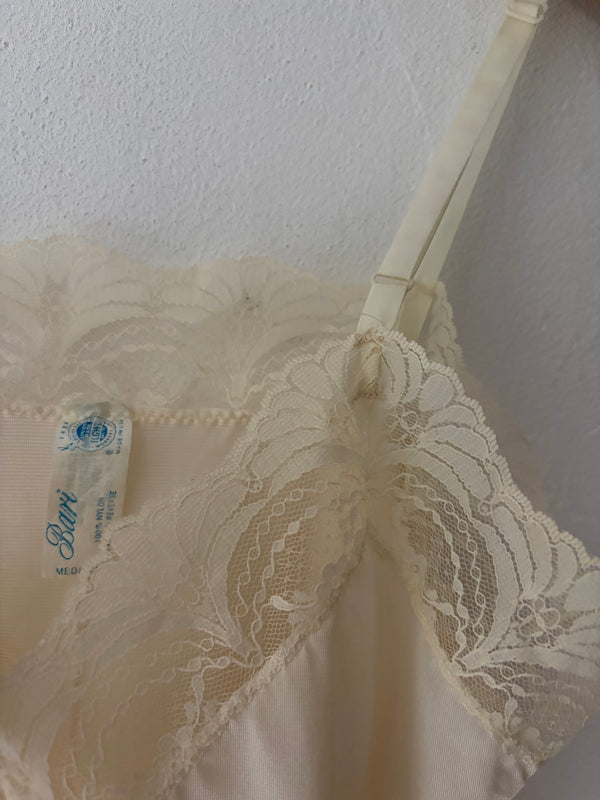 MADE IN U.S.A. Nylon Lace Top.