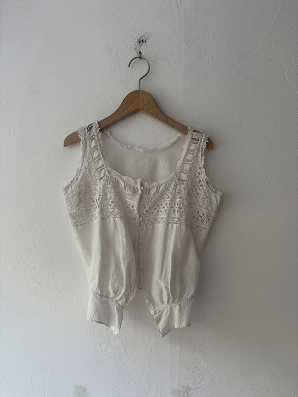 Antique French Cotton Top.