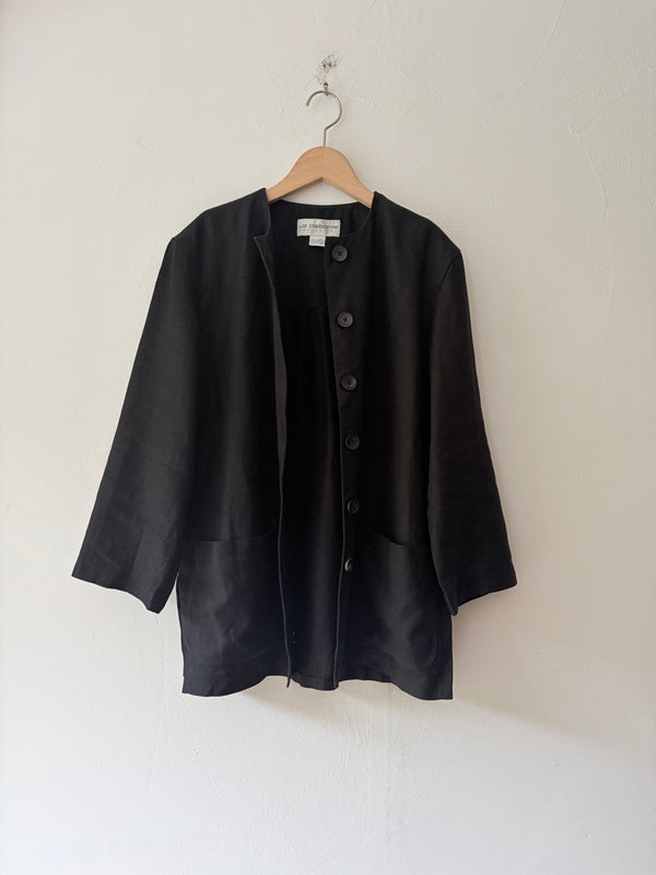 Black Linen Jacket