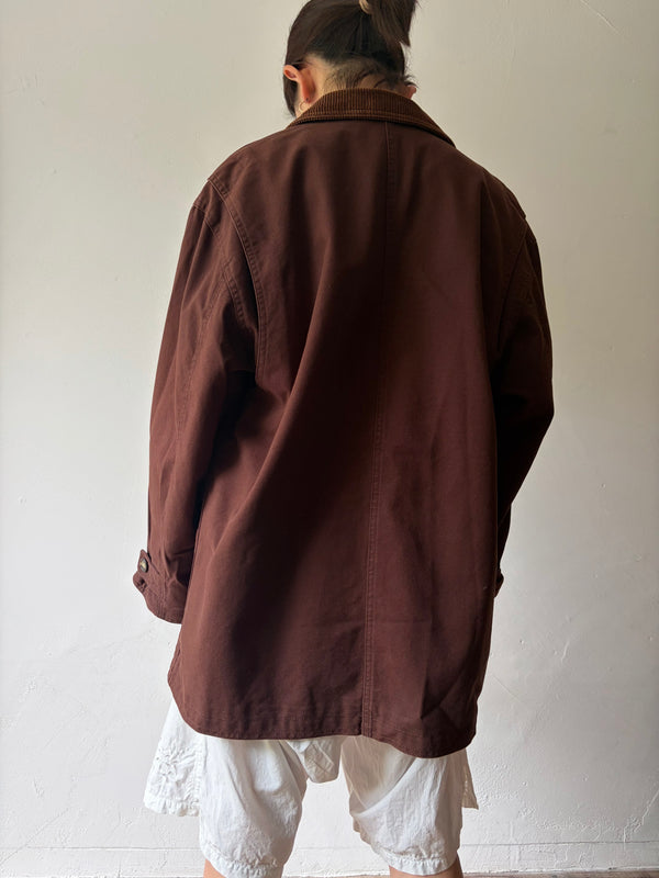 Lands'End Brown Cotton Jacket