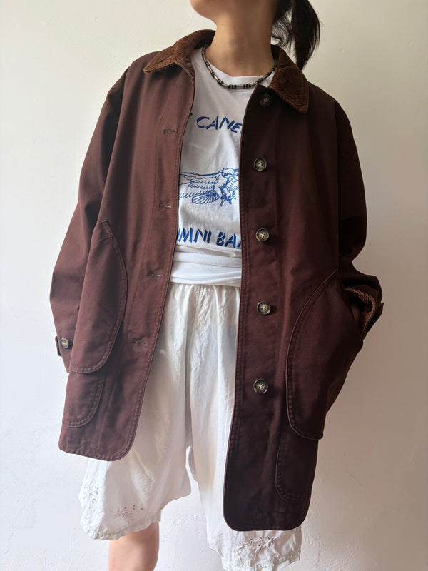 Lands'End Brown Cotton Jacket