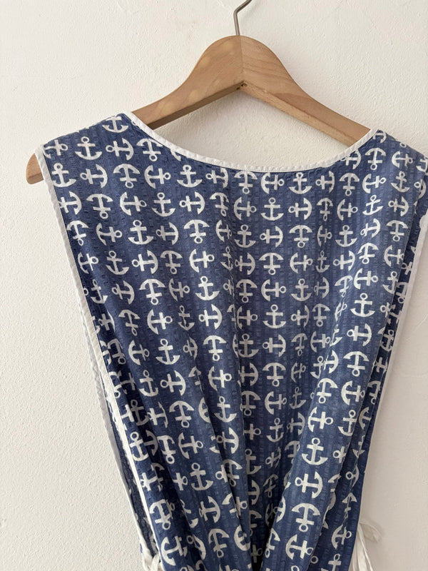 60's-70's Anchor Motif Blouse
