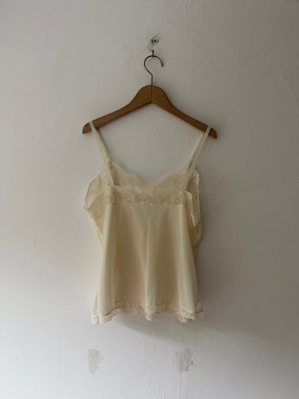 MADE IN U.S.A. Nylon Lace Top.