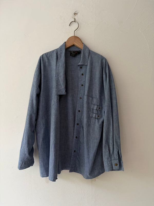 80's Cotton Blue Shirt.