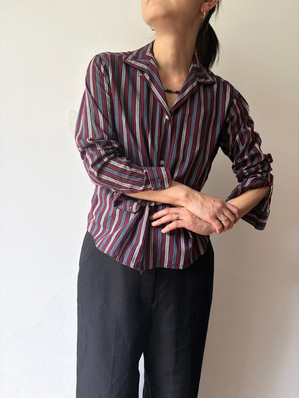 Vintage Striped Blouse