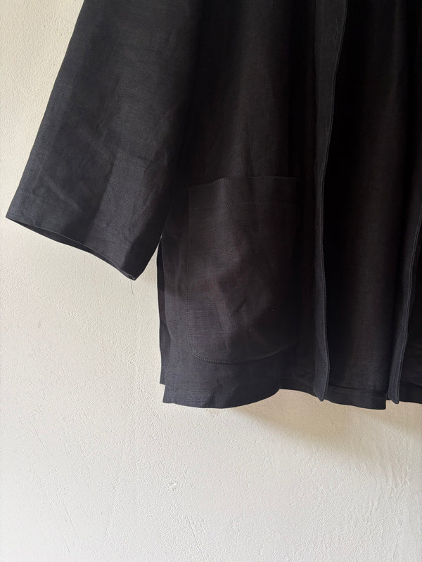 Black Linen Jacket