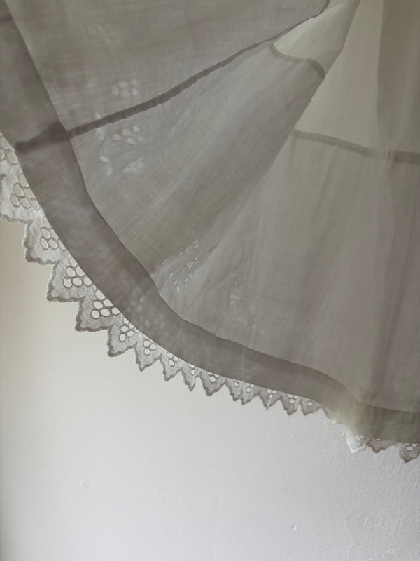 Antique White Lace Skirt.