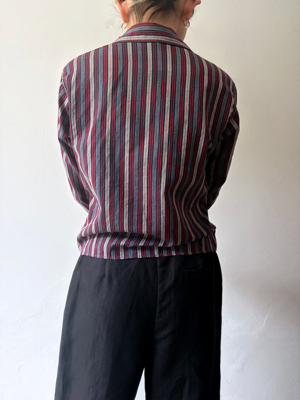 Vintage Striped Blouse