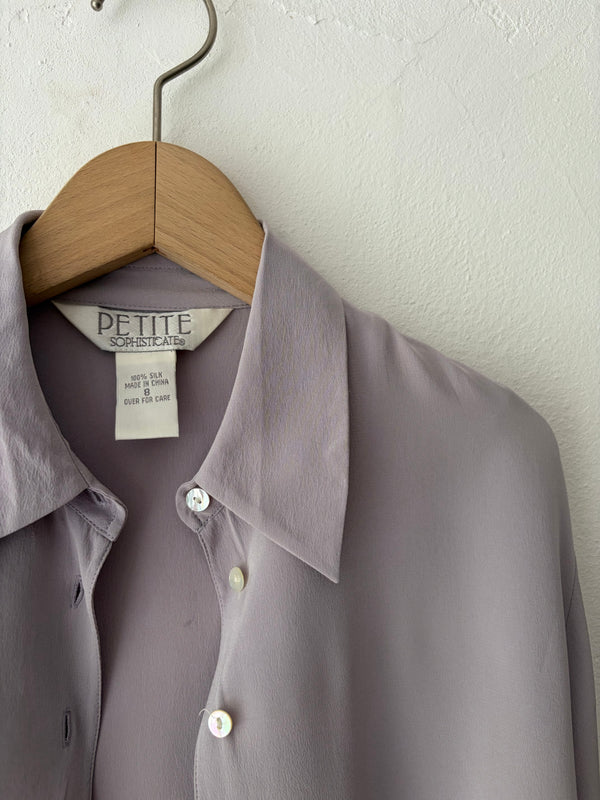 Mauve Color Silk Blouse