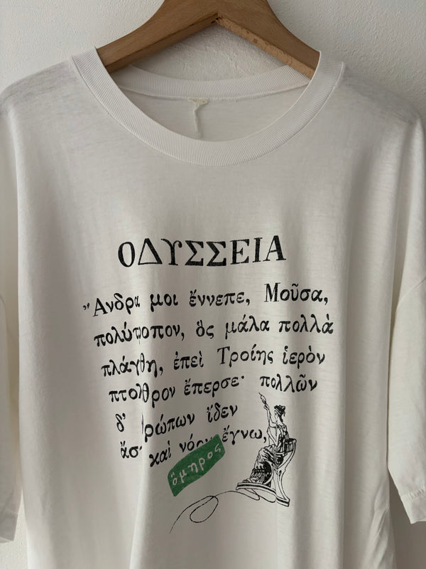 90's White Tee