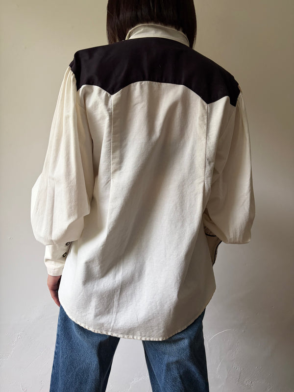 80's BANJO Blouse.MADE IN U.S.A.