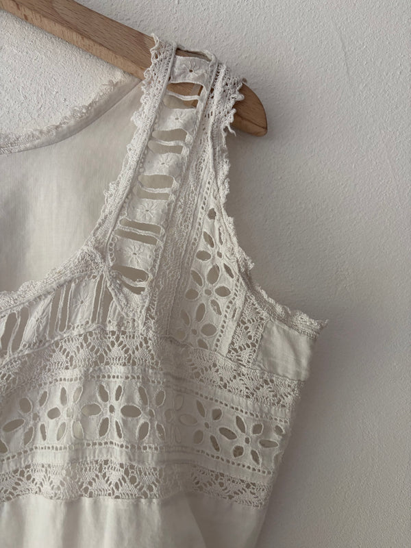 Antique French Cotton Top.