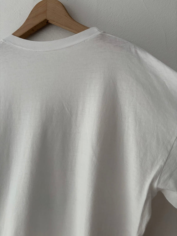 90's White Tee
