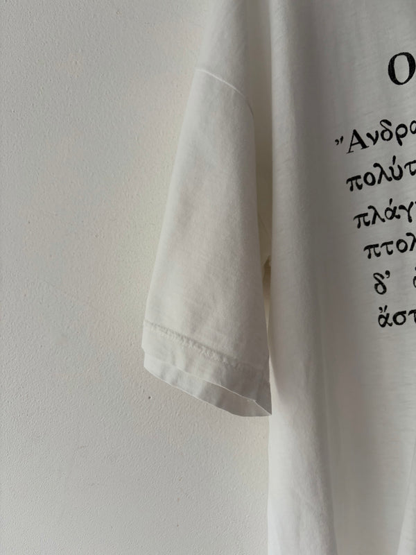 90's White Tee
