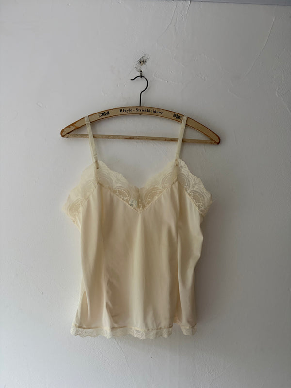MADE IN U.S.A. Nylon Lace Top.