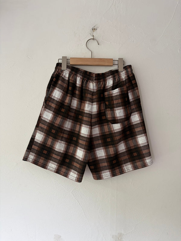 Keep / Lee Denim&Checked shorts.