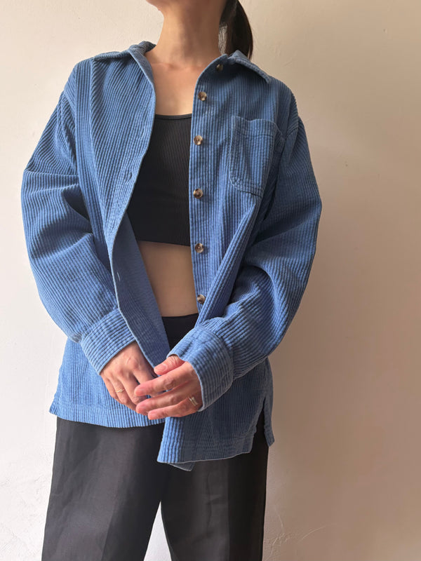 L.L.Bean Blue Corduroy Shirt.